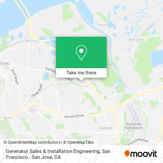 Mapa de Generator Sales & Installation Engineering