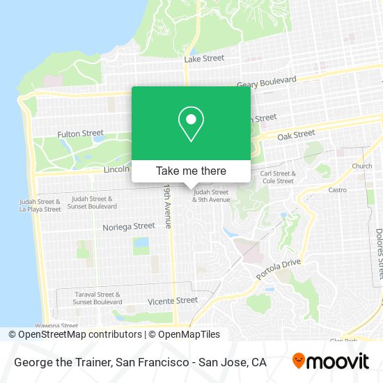 George the Trainer map