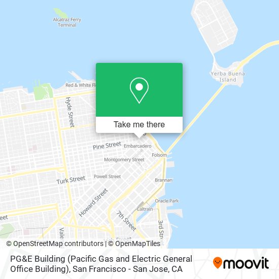 Mapa de PG&E Building (Pacific Gas and Electric General Office Building)