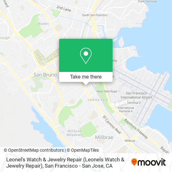 Leonel's Watch & Jewelry Repair (Leonels Watch & Jewelry Repair) map