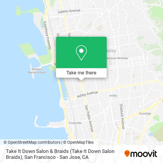 Mapa de Take It Down Salon & Braids