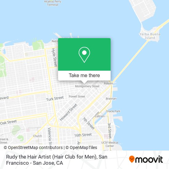 Rudy the Hair Artist (Hair Club for Men) map