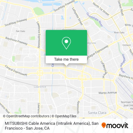 Mapa de MITSUBISHI Cable America (Intralink America)