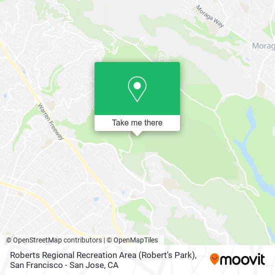 Mapa de Roberts Regional Recreation Area (Robert's Park)