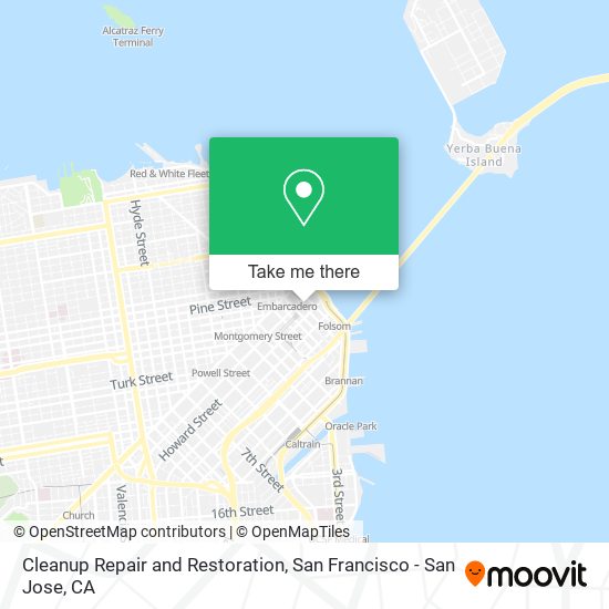 Mapa de Cleanup Repair and Restoration