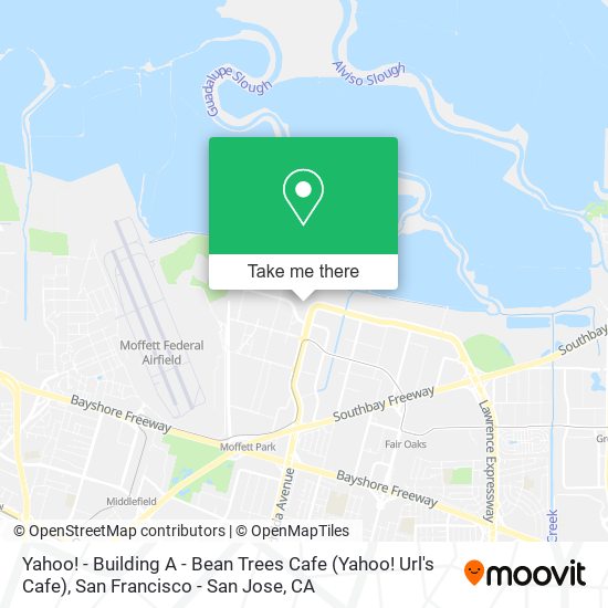 Mapa de Yahoo! - Building A - Bean Trees Cafe (Yahoo! Url's Cafe)