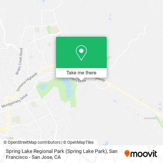 Spring Lake Regional Park map