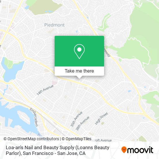 Mapa de Loa-an's Nail and Beauty Supply (Loanns Beauty Parlor)