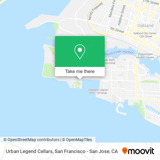 Mapa de Urban Legend Cellars
