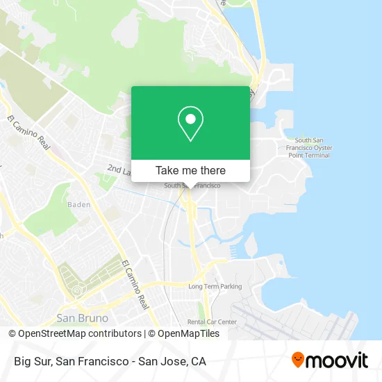 Big Sur map