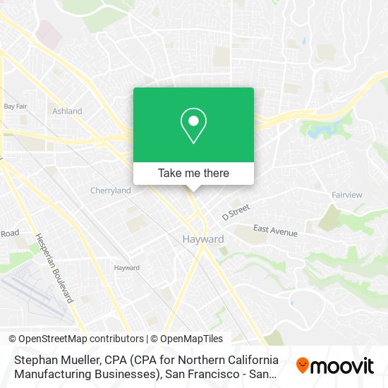 Stephan Mueller, CPA (CPA for Northern California Manufacturing Businesses) map
