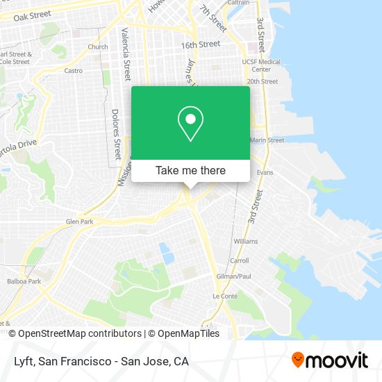 Mapa de Lyft