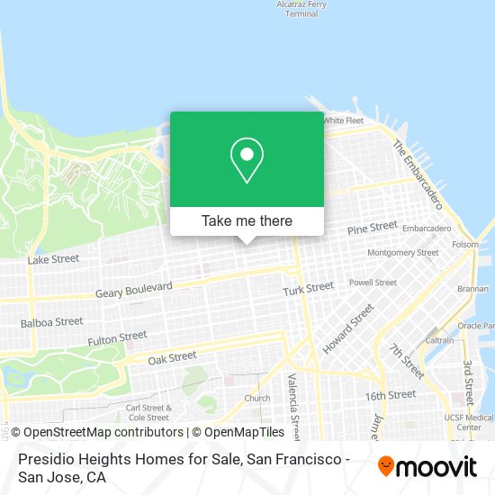 Presidio Heights Homes for Sale map