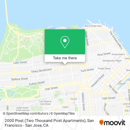 Mapa de 2000 Post (Two Thousand Post Apartments)