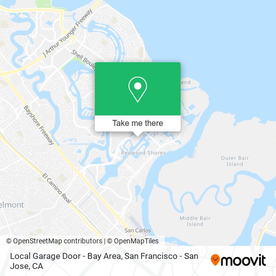 Local Garage Door - Bay Area map