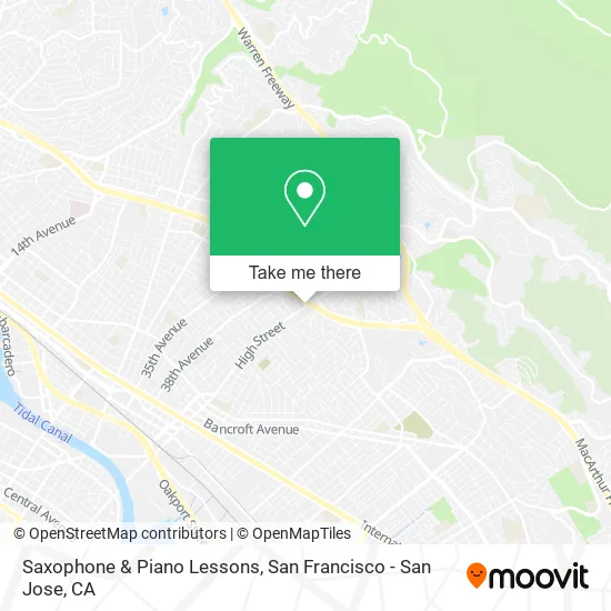 Saxophone & Piano Lessons map