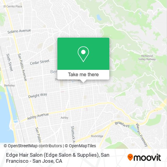 Mapa de Edge Hair Salon (Edge Salon & Supplies)