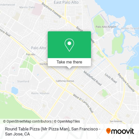 Round Table Pizza (Mr Pizza Man) map