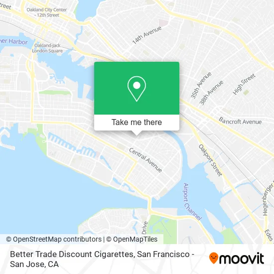 Mapa de Better Trade Discount Cigarettes