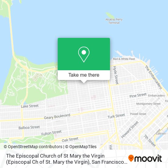 The Episcopal Church of St Mary the Virgin (Episcopal Ch of St. Mary the Virgin) map