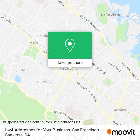 Ipv4 Addresses for Your Business map