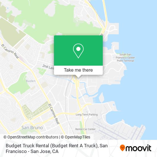 Mapa de Budget Truck Rental (Budget Rent A Truck)