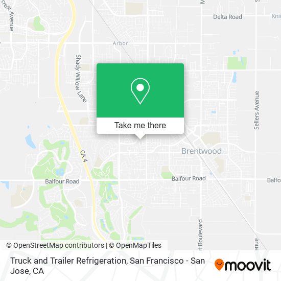 Truck and Trailer Refrigeration map