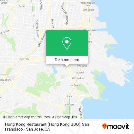 Mapa de Hong Kong Restaurant (Hong Kong BBQ)