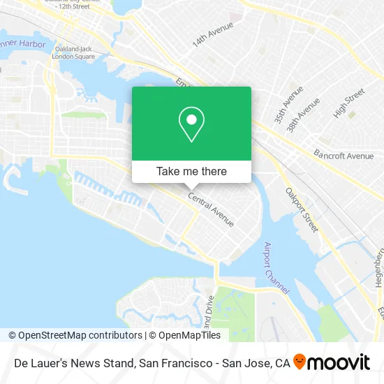 Mapa de De Lauer's News Stand