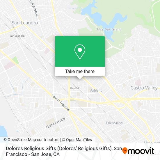 Mapa de Dolores Religious Gifts (Delores' Religious Gifts)