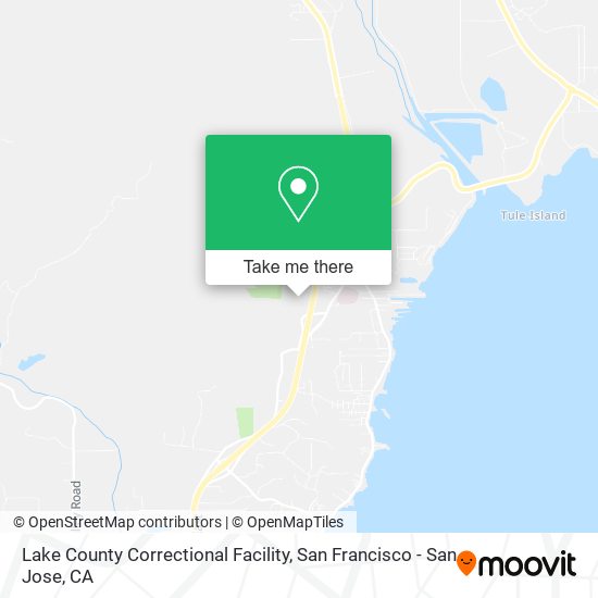 Lake County Correctional Facility map