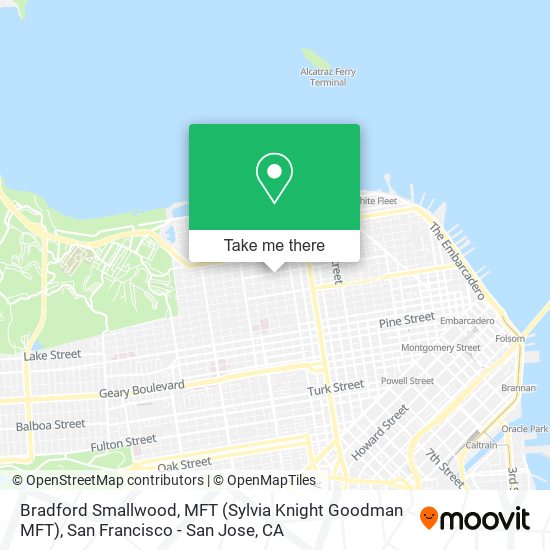 Mapa de Bradford Smallwood, MFT (Sylvia Knight Goodman MFT)