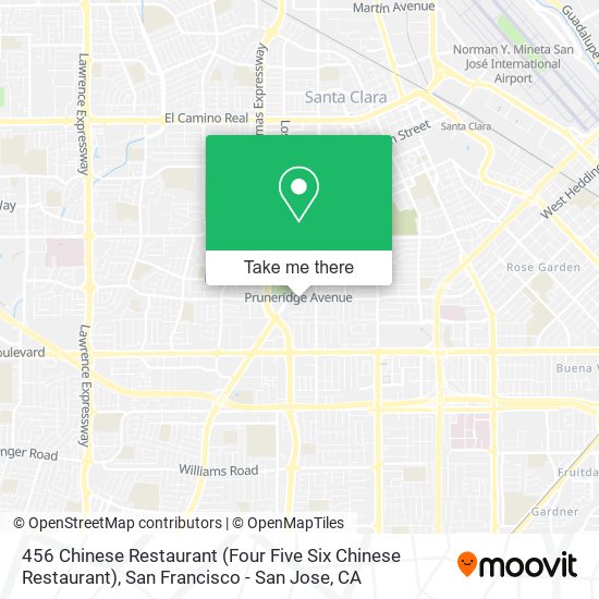 456 Chinese Restaurant (Four Five Six Chinese Restaurant) map