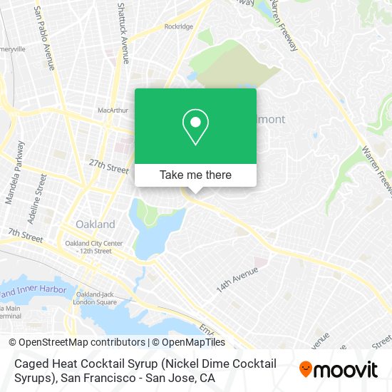 Caged Heat Cocktail Syrup (Nickel Dime Cocktail Syrups) map