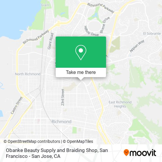Obanke Beauty Supply and Braiding Shop map