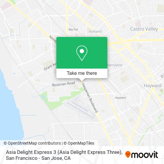 Asia Delight Express 3 map