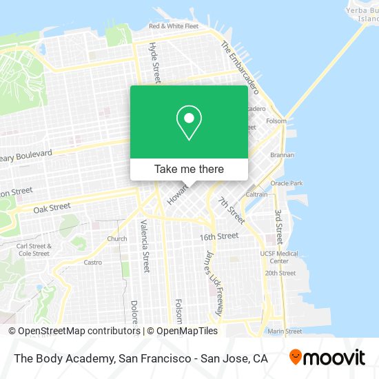 The Body Academy map