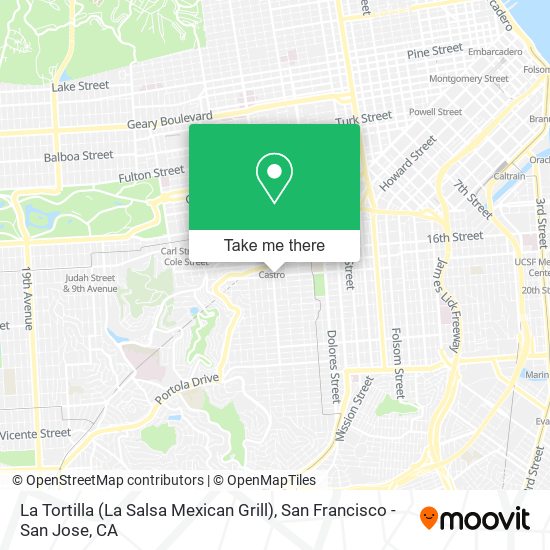 La Tortilla (La Salsa Mexican Grill) map