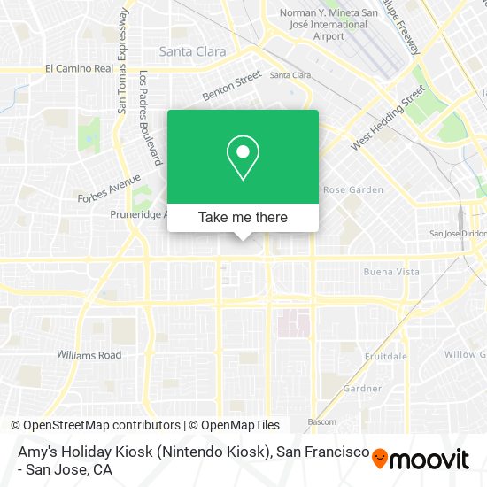 Amy's Holiday Kiosk (Nintendo Kiosk) map
