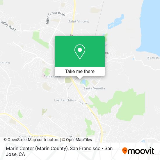Marin Center (Marin County) map