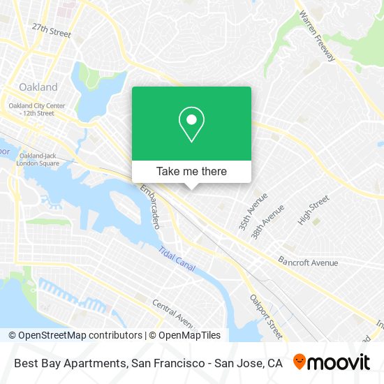 Best Bay Apartments map