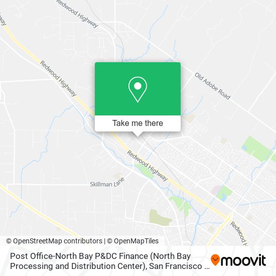 Mapa de Post Office-North Bay P&DC Finance (North Bay Processing and Distribution Center)