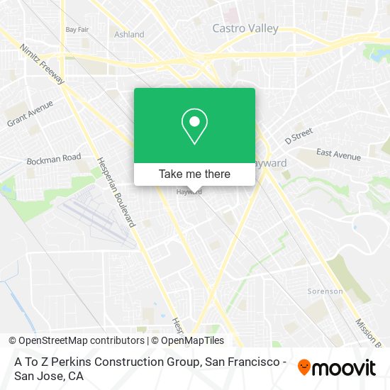 A To Z Perkins Construction Group map