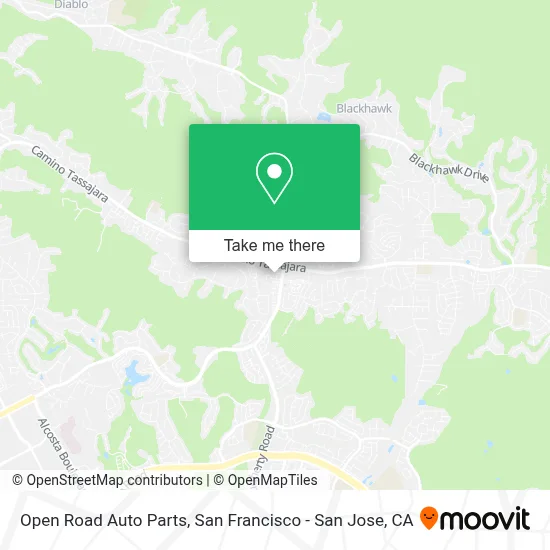 Open Road Auto Parts map