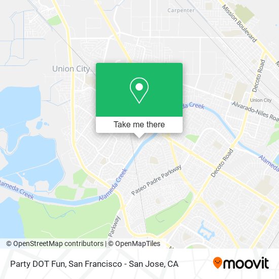 Party DOT Fun map