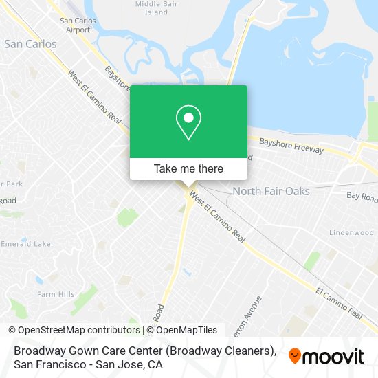 Broadway Gown Care Center (Broadway Cleaners) map