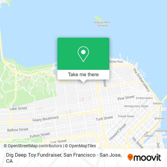 Dig Deep Toy Fundraiser map