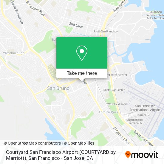 Mapa de Courtyard San Francisco Airport (COURTYARD by Marriott)
