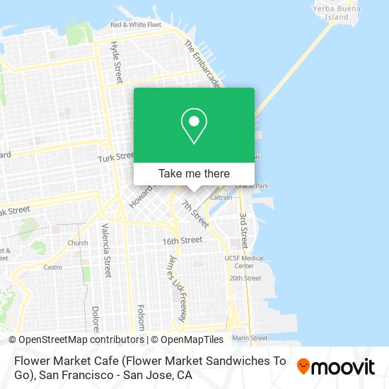 Flower Market Cafe (Flower Market Sandwiches To Go) map