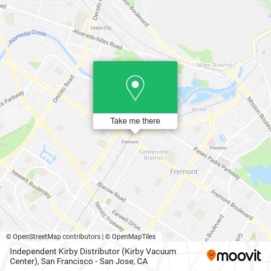 Independent Kirby Distributor (Kirby Vacuum Center) map